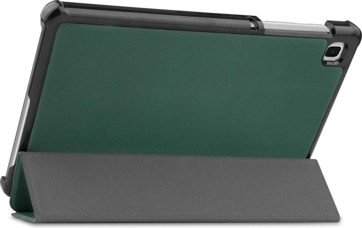 Samsung Galaxy Tab A7 Lite Hoesje Book Case - Donkergroen