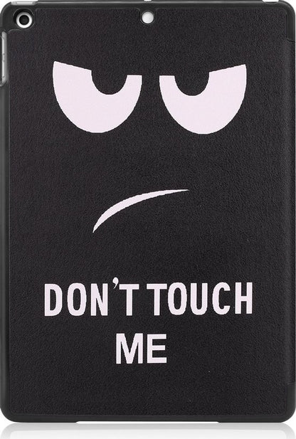 iPad 10.2 2020 Trifold Bookcase Hoes - Don't Touch Me