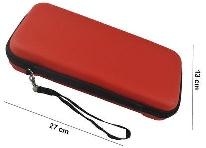 Nintendo Switch OLED Hard Cover Hoes met Koord -Rood