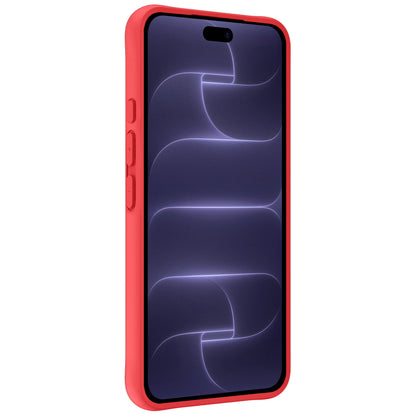 iPhone 18 Pro Max Hoesje Siliconen Backcover Lichtgewicht - Rood