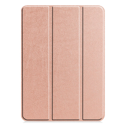 iPad Pro 2021 (11 inch) Trifold Bookcase Hoes - Rosé goud