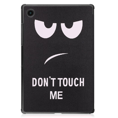 Samsung Galaxy Tab A8 Trifold Bookcase Hoes - Don't Touch Me