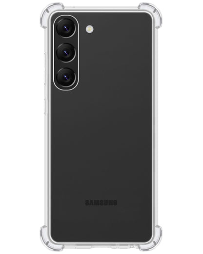 Samsung S23 Plus Hoesje Shockproof Backcover Siliconen - Transparant