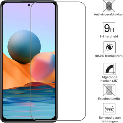 Xiaomi Redmi Note 10 Pro Screenprotector Tempered Glass