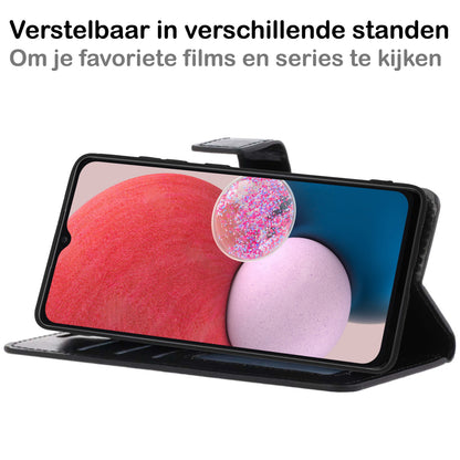 Samsung A13 5G Hoesje Book Case Kunstleer - Zwart