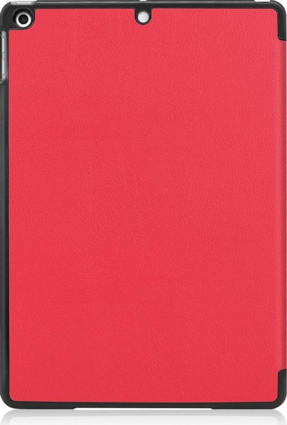 iPad 10.2 2020 Trifold Bookcase Hoes - Rood