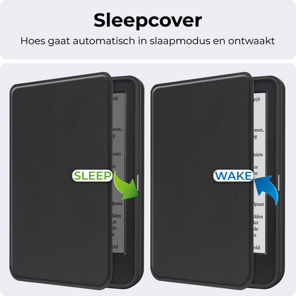 Kobo Clara BW Bookcase Hoes Shockabsorberend - Zwart