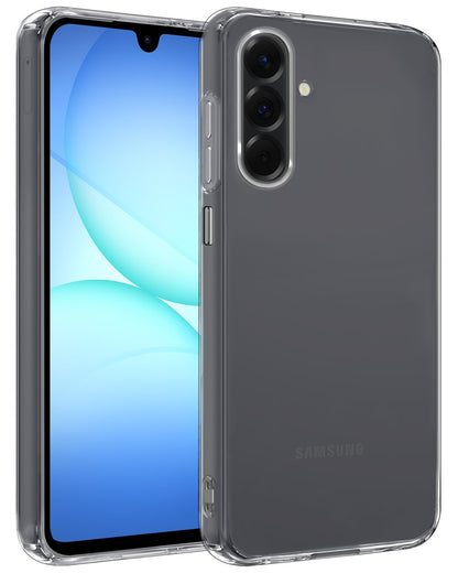 Samsung A17 Hoesje Siliconen Backcover Lichtgewicht - Transparant