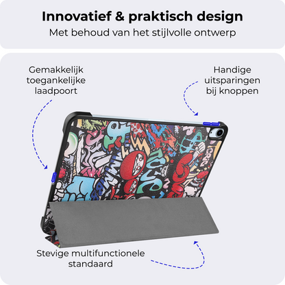iPad Air 2024 / 2025 (11 inch) Trifold Bookcase Hoes - Graffity