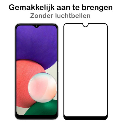 Samsung M22 Screenprotector Gehard Glas - Full Screen