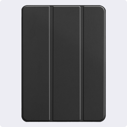 iPad Pro 2024 (13 inch) Trifold Bookcase Hoes - Zwart