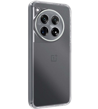 OnePlus 12 Hoesje Siliconen Backcover Lichtgewicht - Transparant