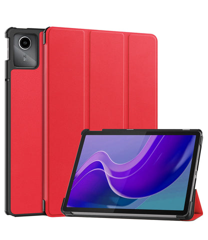 Lenovo Tab M11 Trifold Bookcase Hoes - Rood