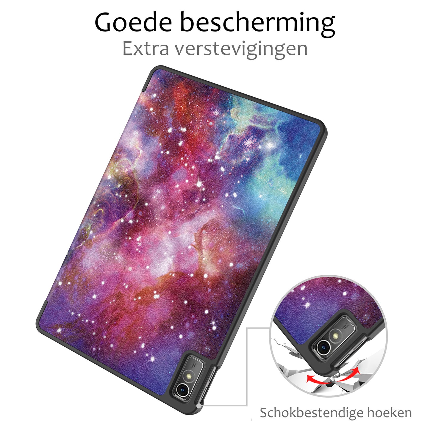 Lenovo Tab M10 5G Hoesje Book Case - Galaxy