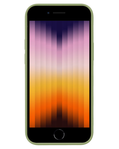 iPhone SE 2022 Hoesje Siliconen Backcover Lichtgewicht - Groen