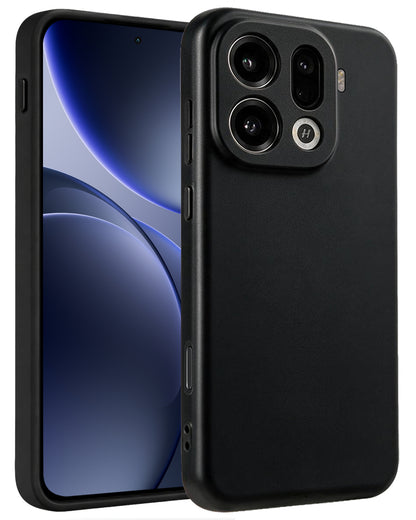 OPPO Find X9 Pro Hoesje Siliconen Backcover Lichtgewicht - Zwart
