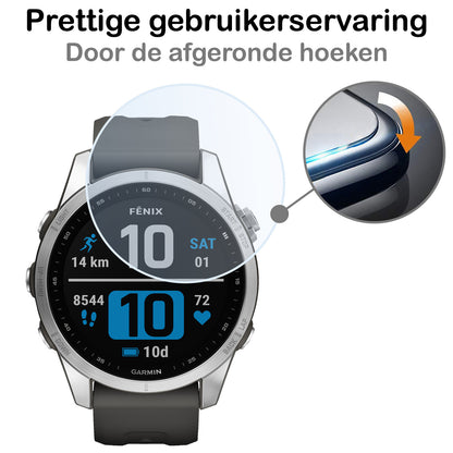 Garmin Fenix 7S Screenprotector Gehard Glas - Anti-kras