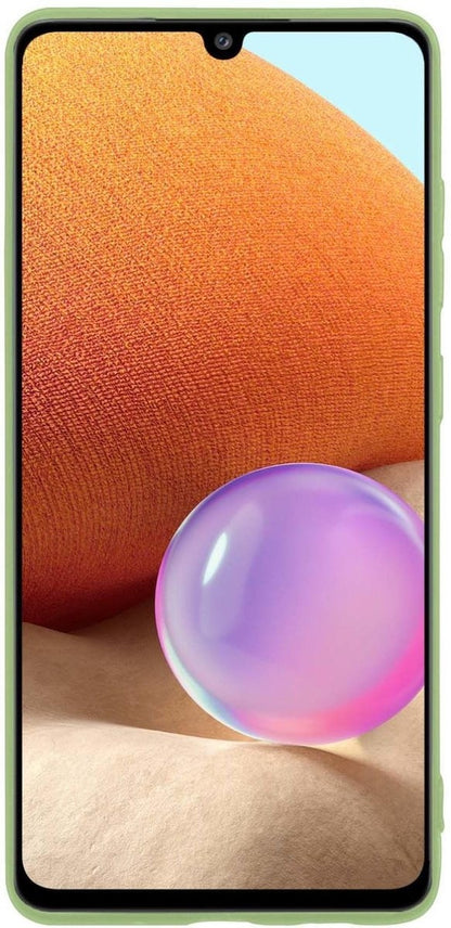 Samsung A32 5G Hoesje Siliconen Backcover Lichtgewicht - Groen