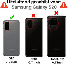 Samsung S20 Hoesje Shockproof Backcover Siliconen - Transparant