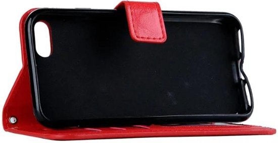 iPhone 7/8/SE 2020 Hoesje Book Case Kunstleer - Rood