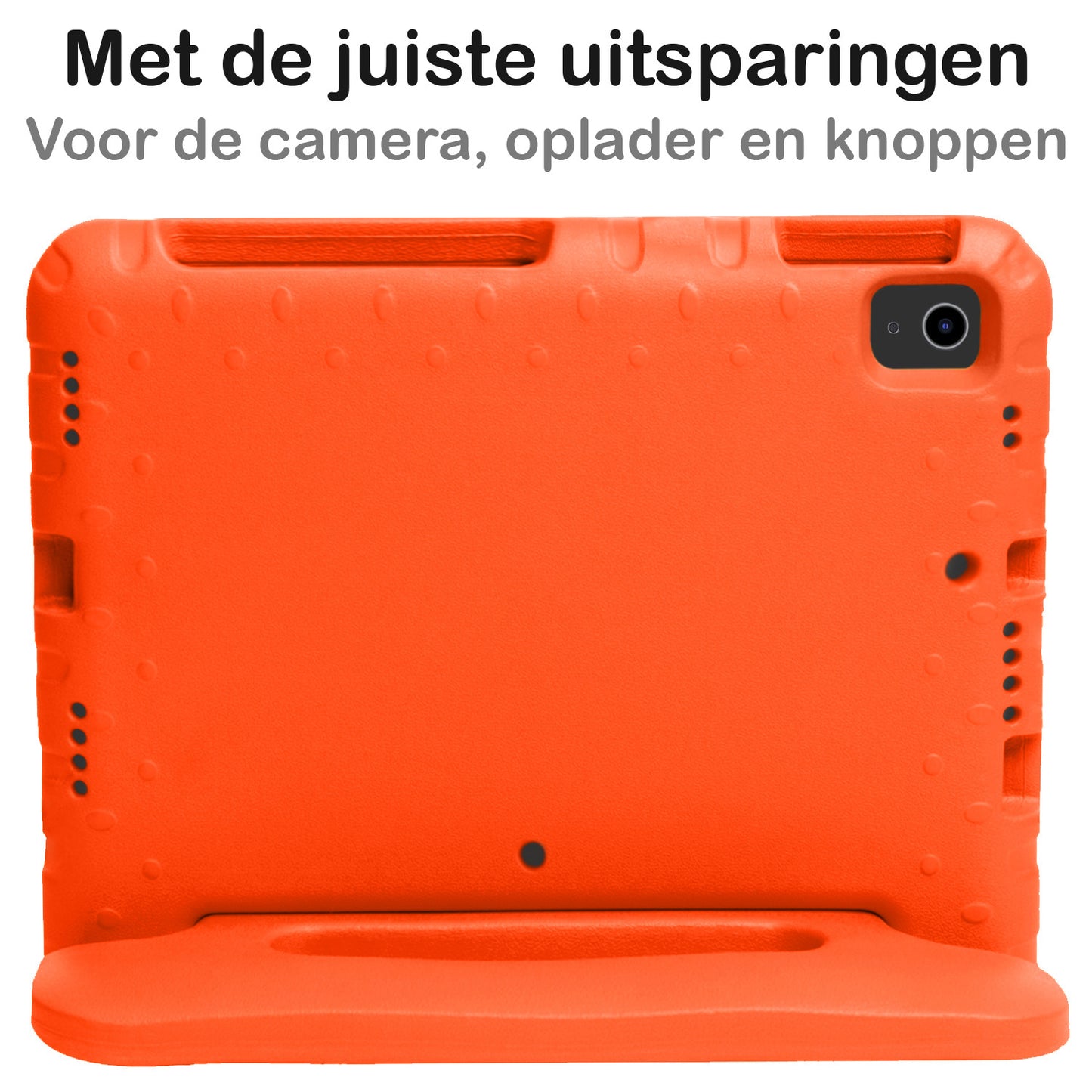 iPad Air 2022 Hoesje Kids Cover Bumper - Oranje