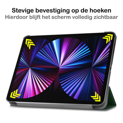 iPad Pro 2021 (11 inch) Hoesje Book Case - Donkergroen