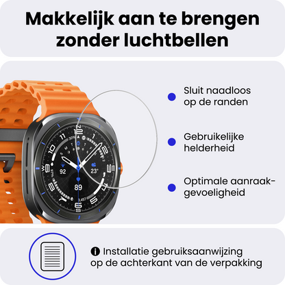 Samsung Watch Ultra Screenprotector Gehard Glas - Anti-kras