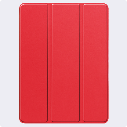 iPad Pro 2024 (11 inch) Trifold Bookcase Hoes met Penhouder voor Apple Pen - Rood