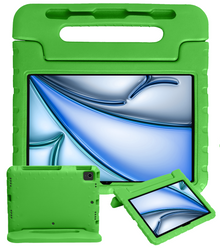 iPad Air 2024 / 2025 (11 inch) Kinderhoes Shockabsorberend Foam - Groen
