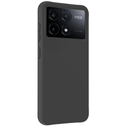 Xiaomi Poco X6 Pro 5G Hoesje Siliconen Backcover Lichtgewicht - Zwart