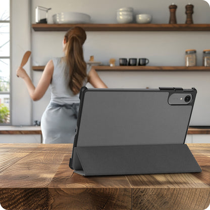 Lenovo Idea Tab Pro Gen 2 Trifold Bookcase Hoes - Grijs
