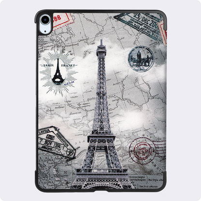iPad Air 2024 / 2025 (11 inch) Trifold Bookcase Hoes met Penhouder voor Apple Pen - Eiffeltoren