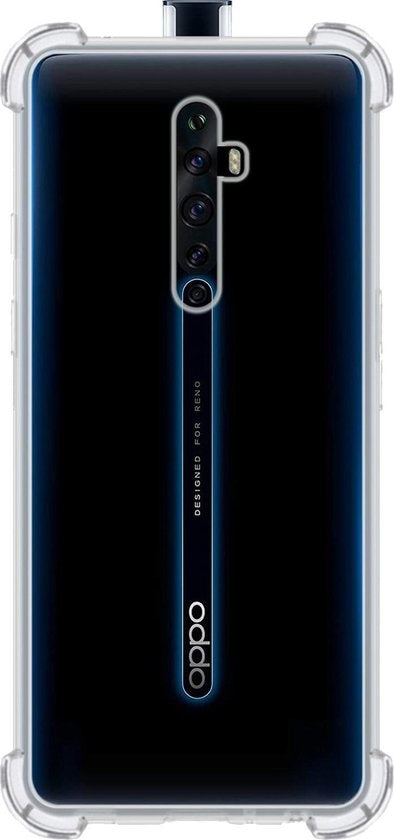 OPPO Reno 2 Hoesje Shockproof Backcover Siliconen - Transparant