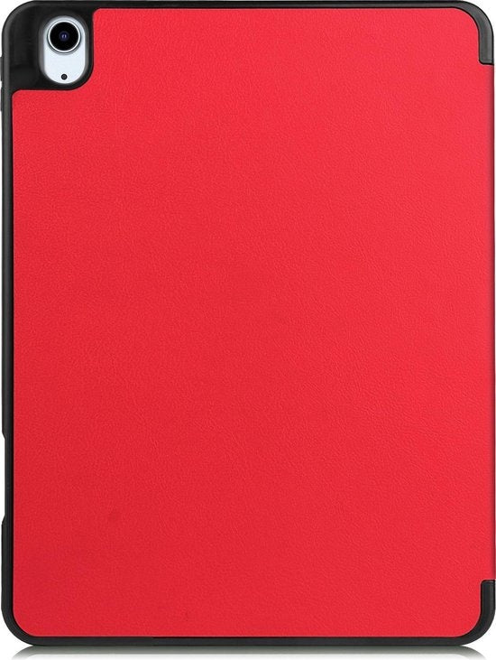 iPad Air 2020 Hoesje Book Case Met Apple Pencil Uitsparing - Rood