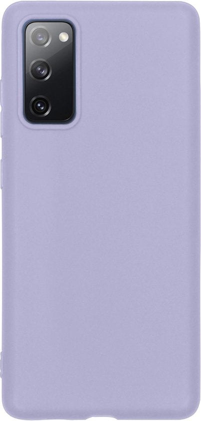 Samsung S20 FE Hoesje Siliconen Backcover Lichtgewicht - Lila