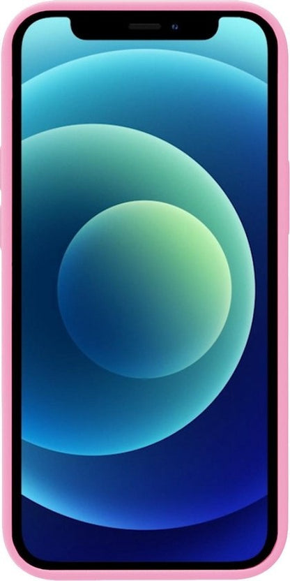 iPhone 12 Pro Max Hoesje Siliconen Backcover Lichtgewicht - Lichtroze