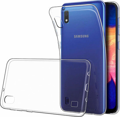 Samsung M10/A10 Hoesje Siliconen Backcover Lichtgewicht - Transparant