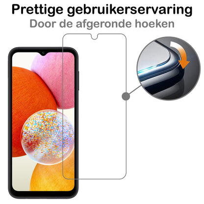 Samsung A14 Screenprotector Gehard Glas - Anti-kras