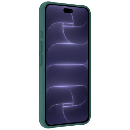 iPhone 18 Pro Hoesje Siliconen Backcover Lichtgewicht - Donkergroen