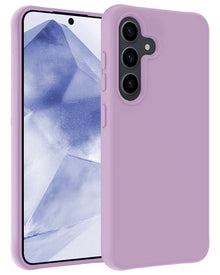 Samsung A55 Hoesje Siliconen Backcover Lichtgewicht - Lila