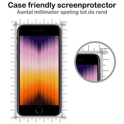 iPhone SE 2022 Screenprotector Gehard Glas - Anti-kras