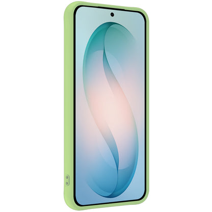 Samsung S26 Plus Hoesje Siliconen Backcover Lichtgewicht - Groen