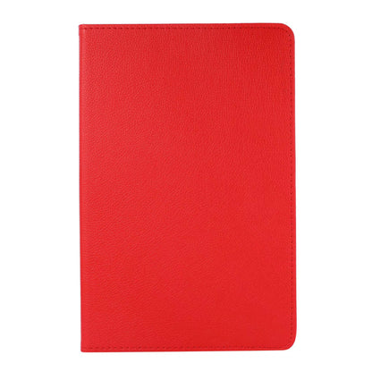 Samsung Galaxy Tab A8 Trifold Bookcase Hoes 360 Graden Draaibaar - Rood