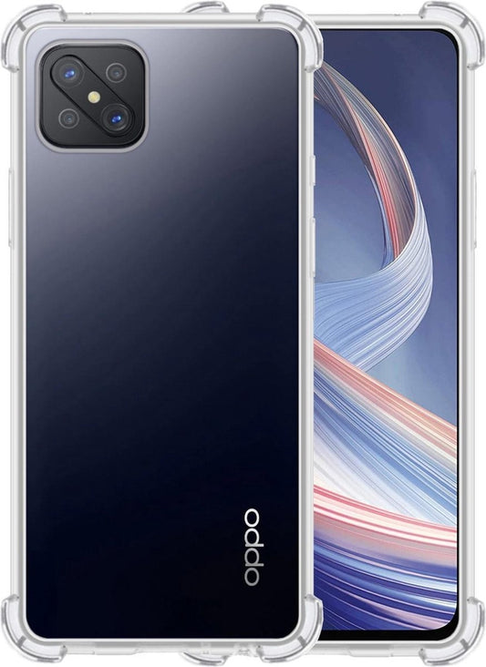 OPPO Reno4 Z 5G Hoesje Shock Proof Siliconen - Transparant