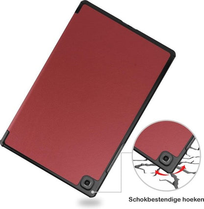 Samsung Galaxy Tab A7 Hoesje Book Case - Donkerrood