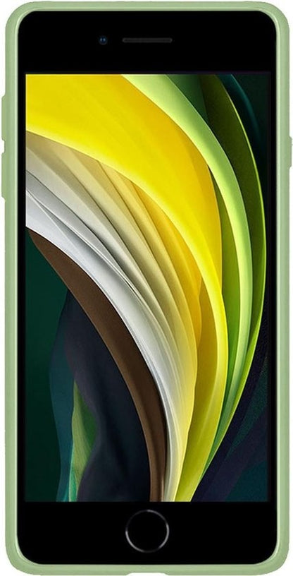 iPhone SE 2020 Hoesje Siliconen Backcover Lichtgewicht - Groen