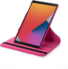 iPad 10.2 2020 Trifold Bookcase Hoes 360 Graden Draaibaar - Donkerroze