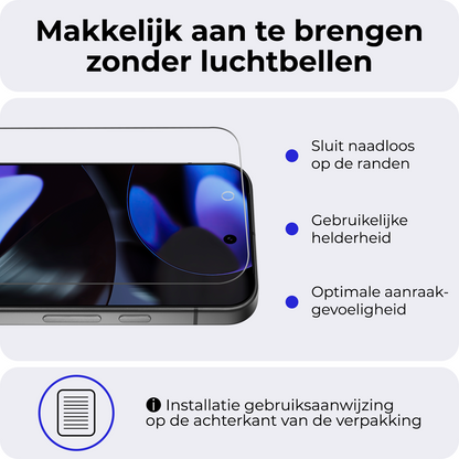 Google Pixel 10 Pro XL Screenprotector Gehard Glas - Anti-kras
