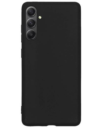 Samsung A54 Hoesje Siliconen Backcover Lichtgewicht - Zwart