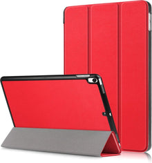 iPad Air 3 / Pro 10.5 (2017) Trifold Bookcase Hoes - Rood